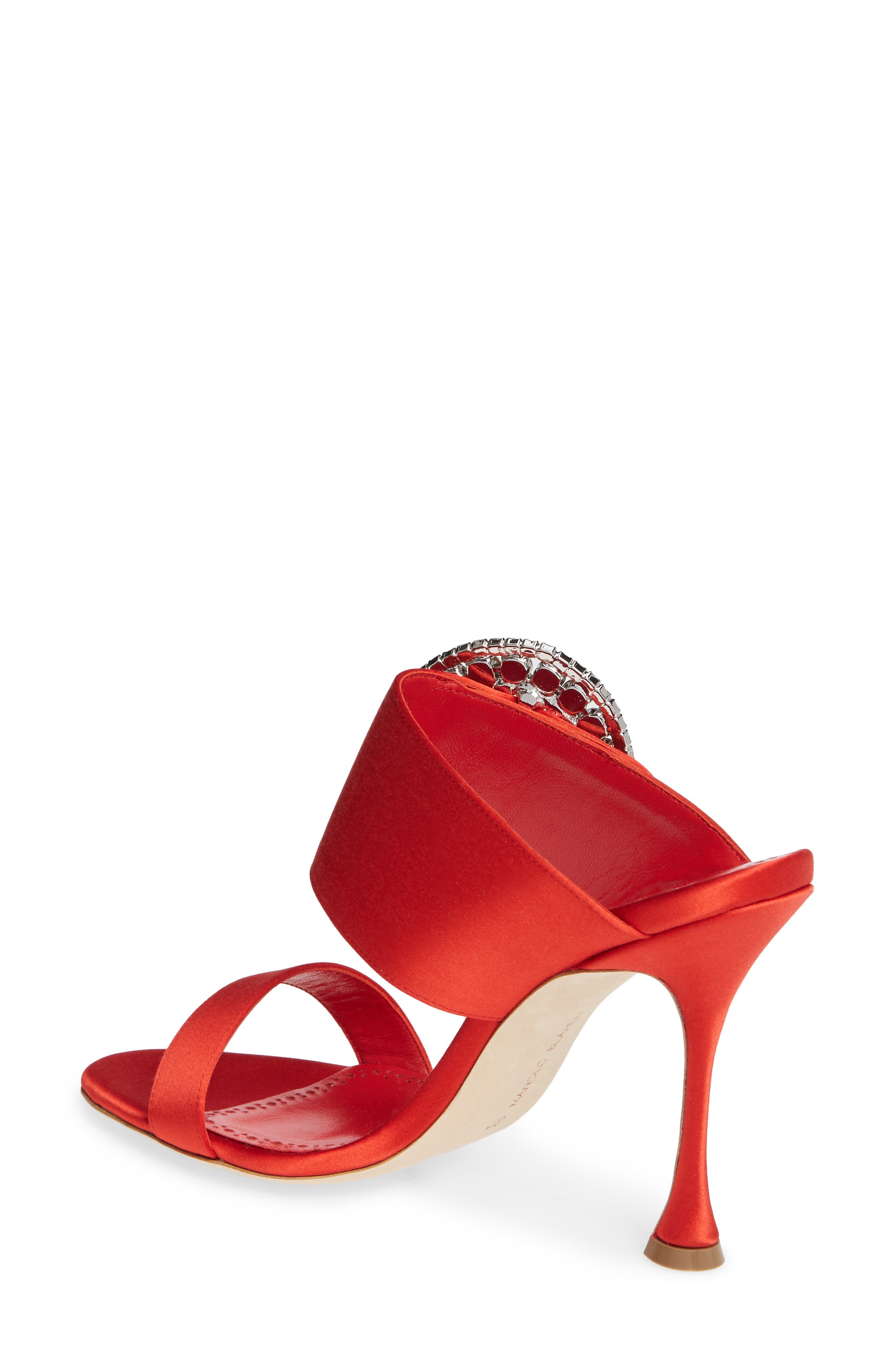 Manolo Blahnik Fibiona Crystal Embellished Mule, Alternate, color, 