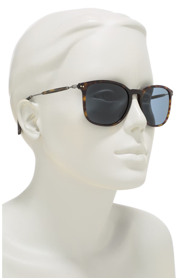 54mm Square Sunglasses, Alternate, color, HAVANA / GREY