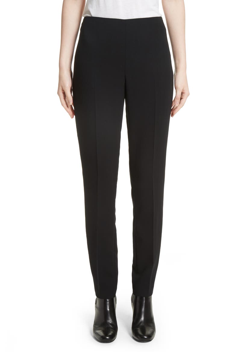 Melissa Wool Blend Pants, Main, color, BLACK