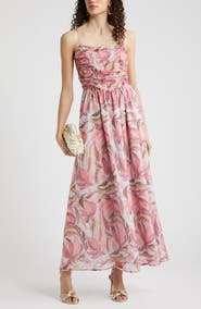Chelsea28 Floral Organza Party Dress