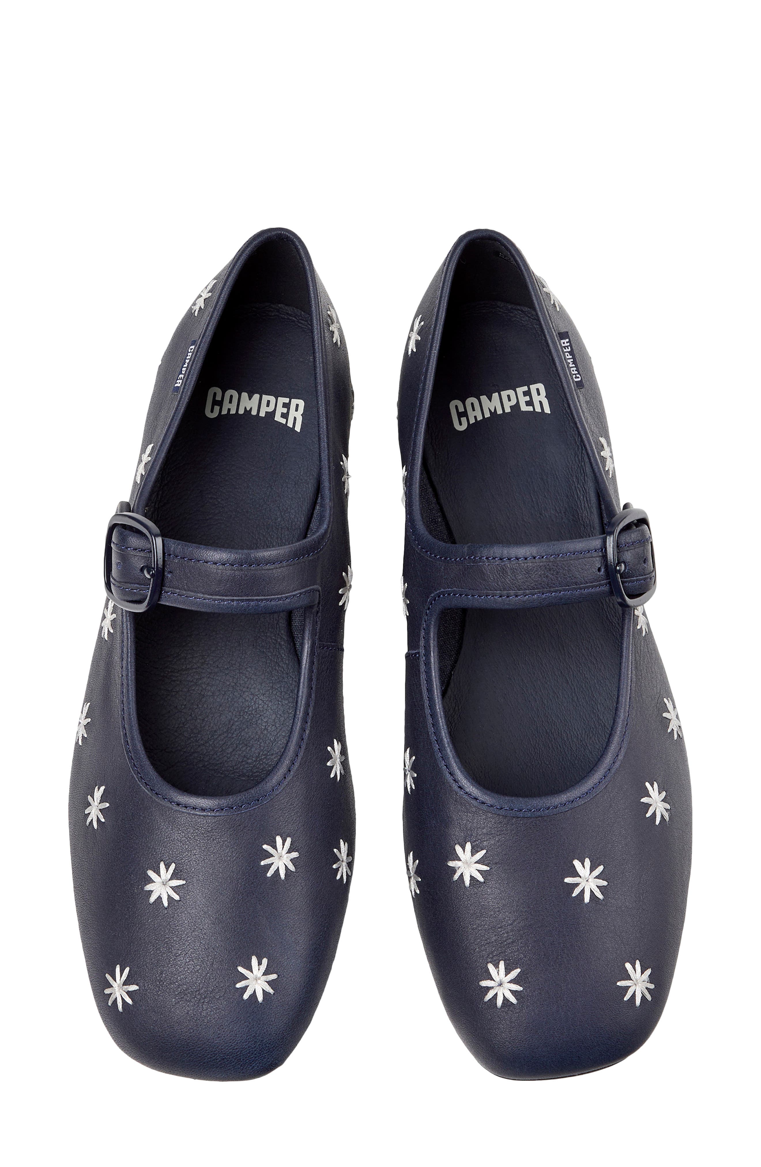 Casi Myra Mary Jane Flat, Alternate, color, DARK BLUE