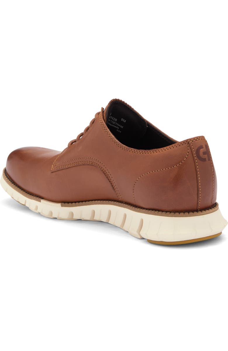 Cole Haan ZeroGrand Plain Toe Oxford, Alternate, color, British Tan Ivory
