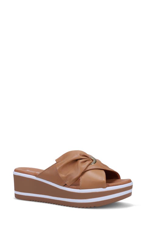 Patrika Platform Wedge Slide Sandal (Women)