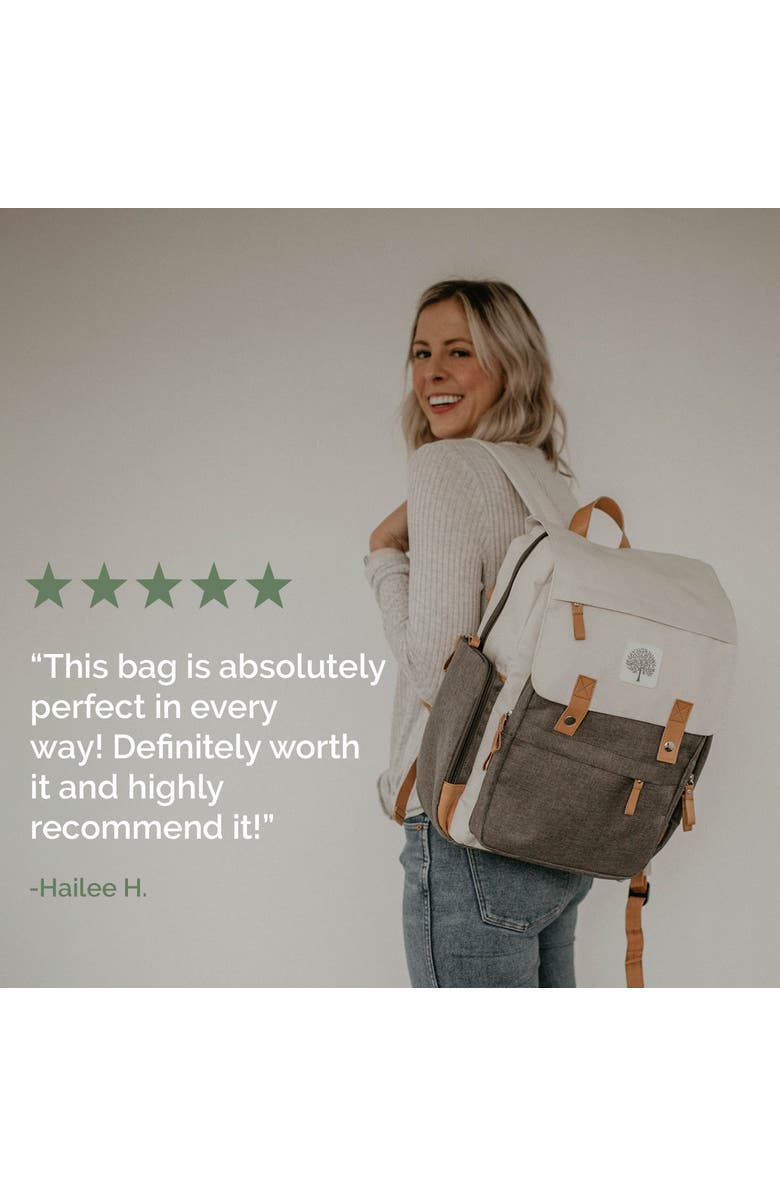 Parker Baby Co. Birch Bag Diaper Backpack, Alternate, color, Cream