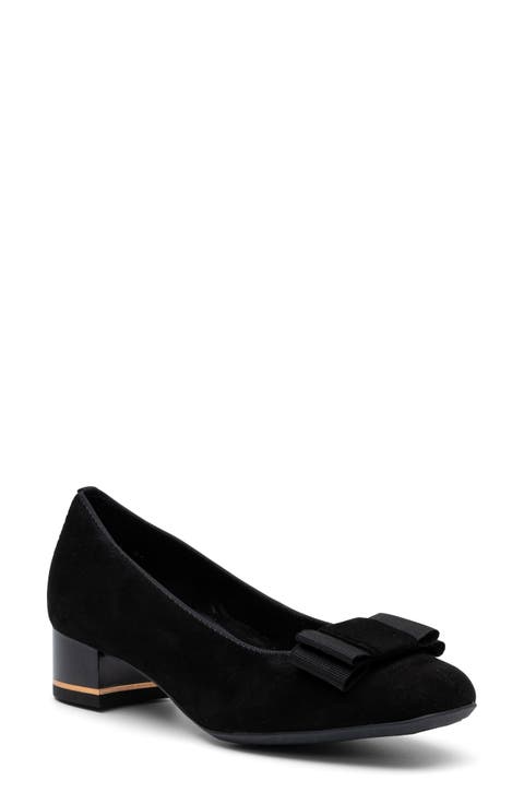Garnet Suede Pump (Women)