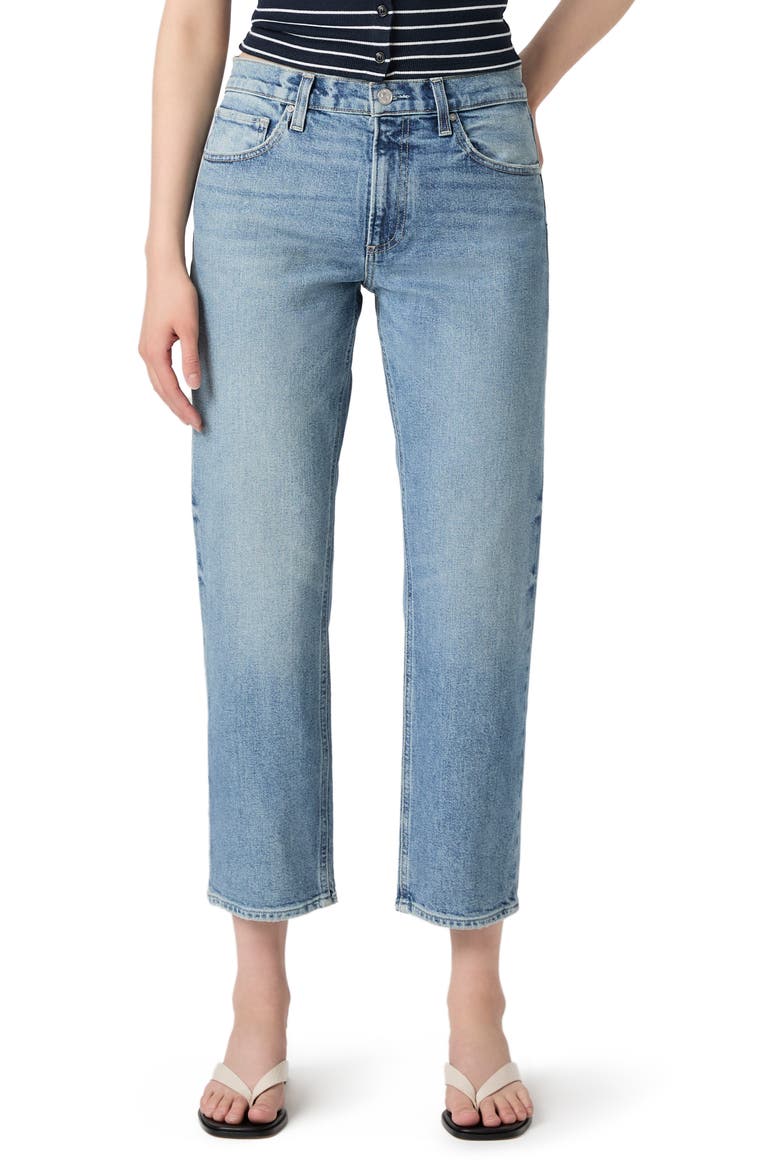Morgan Mid Rise Ankle Straight Leg Jeans, Main, color, COSTAR