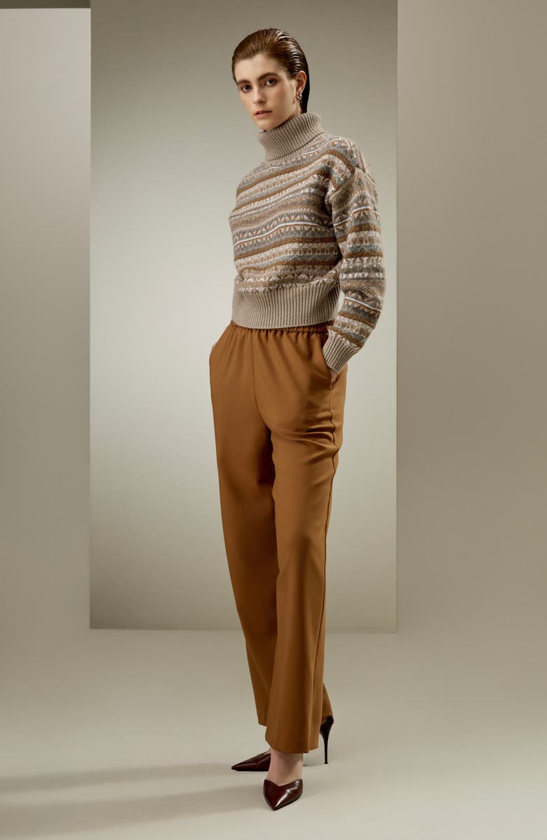 Lilysilk Fair Isle Cashmere Pullover for Women, Alternate, color, Fair Isle