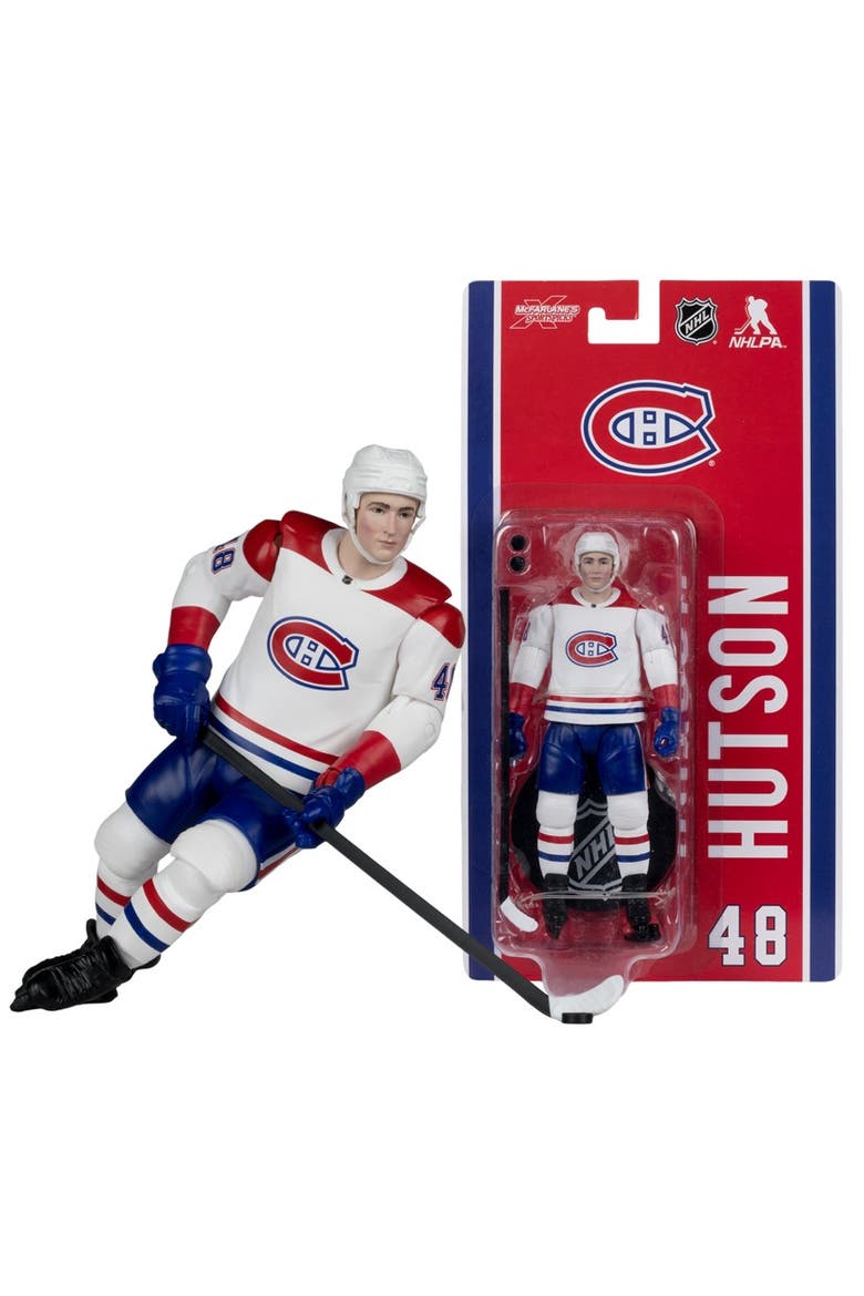 Lane Hutson Montreal Canadiens McFarlane NHL 6" Articulated Figure, Main, color, Multi-Color