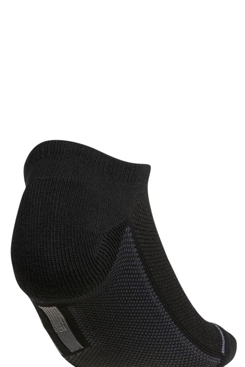 Superlite Stripe No Show Socks - Pack of 3, Alternate, color, BLACK