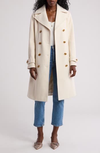 BCBGeneration Double Breasted Trench Coat Nordstromrack