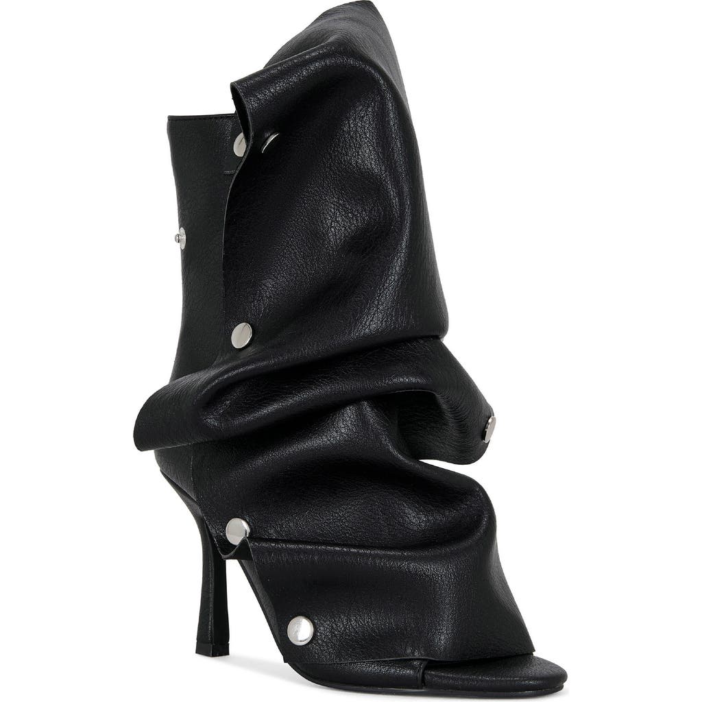 Azalea Wang Birdsong Open Toe Bootie In Black