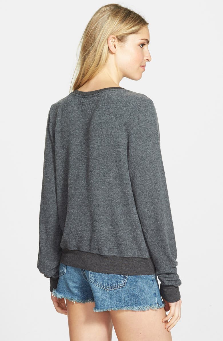 Wildfox 'Sparkle Heart' Sweatshirt, Alternate, color,