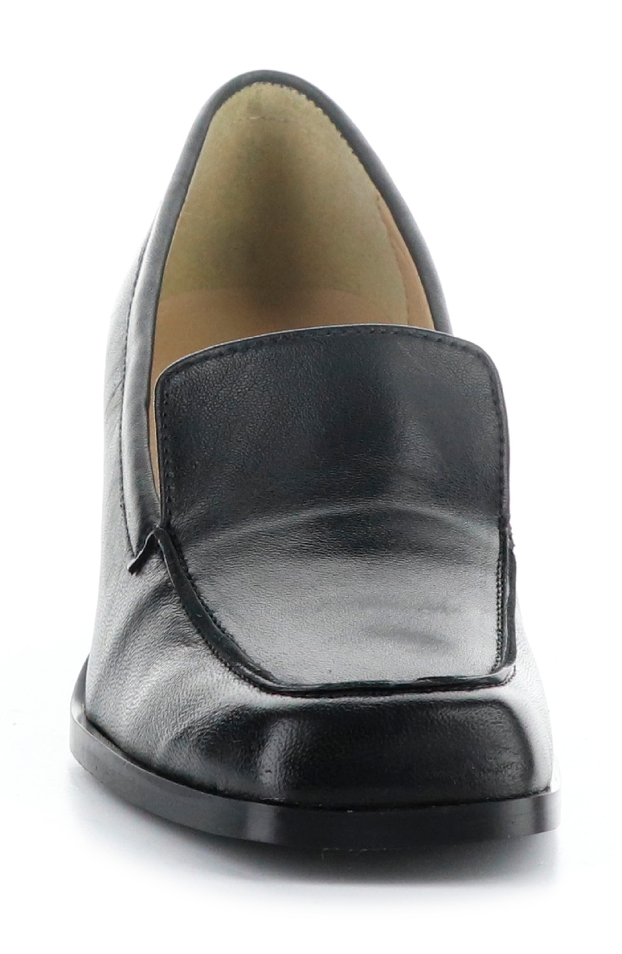 Bos. & Co. Amari Loafer Pump, Alternate, color, Black Cordero Leathe