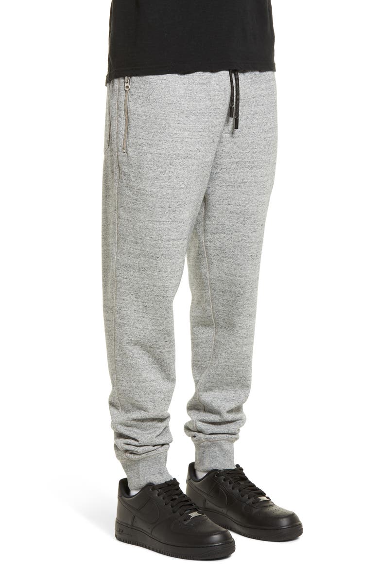Zip Pocket Sweatpants, Alternate, color, HEATHER GREY