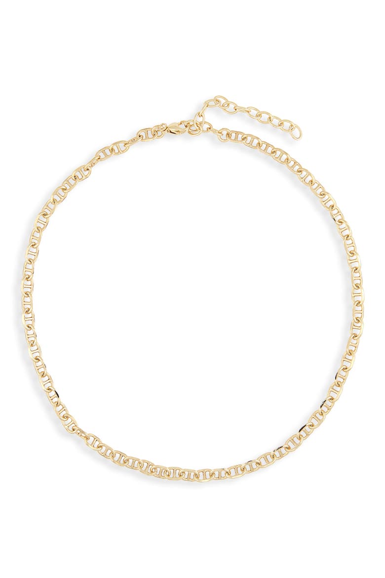 Mia Mariner Chain Necklace, Main, color, GOLD