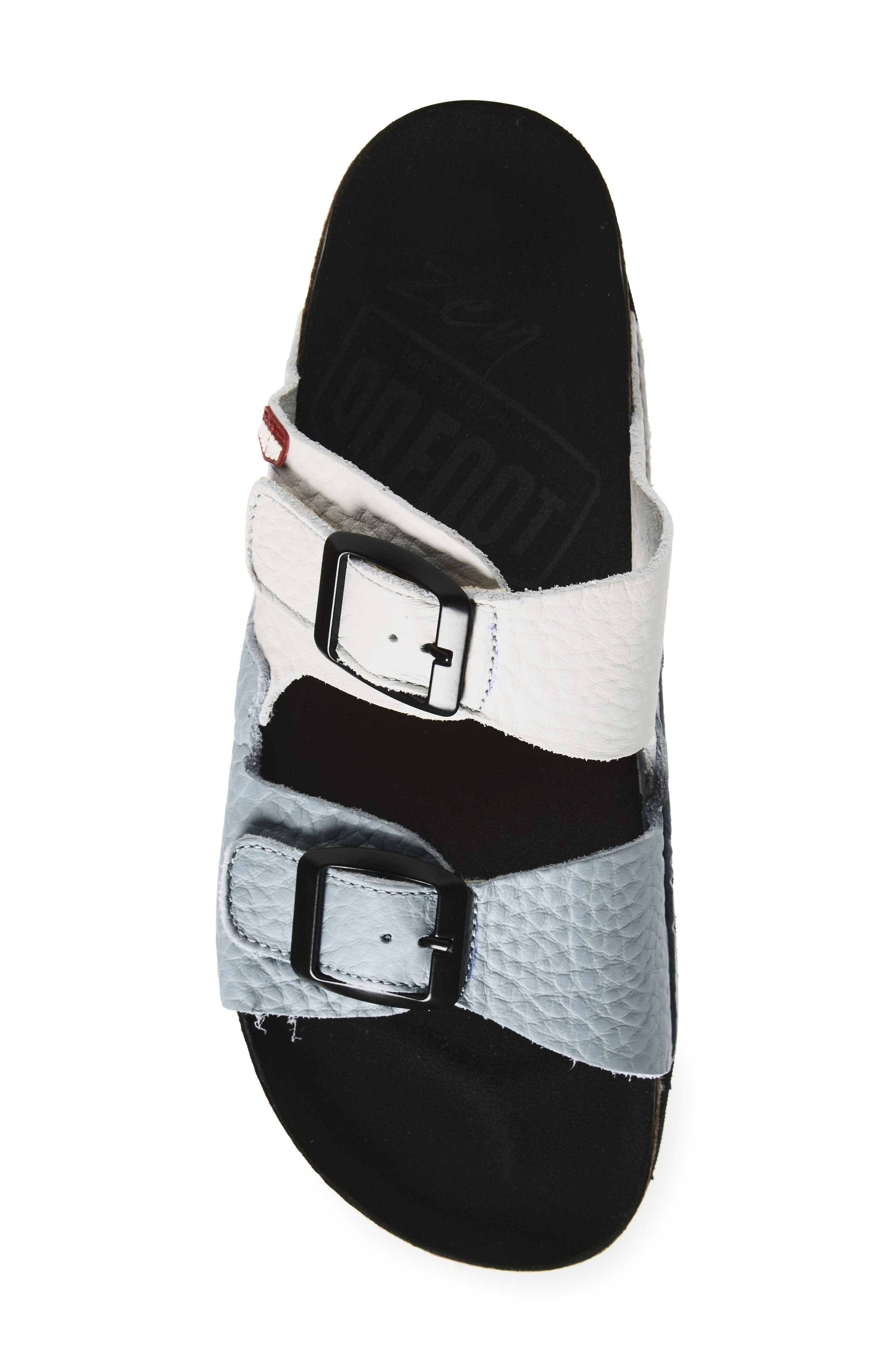 On Foot Naoshima Double Strap Slide Sandal, Alternate, color, Illusion/ Grey