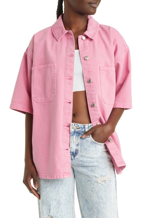 Oversize Denim Shirt Jacket