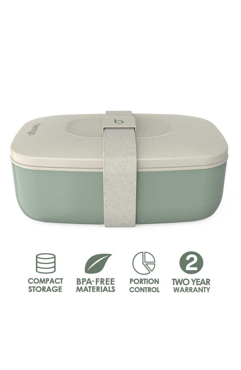 BENTGO Classic Lunch Box - Khaki Green, Alternate, color, Khaki Green