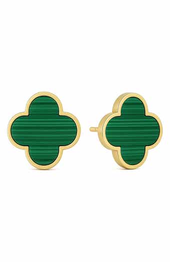 GABI RIELLE Clover Stud Earrings