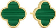 GABI RIELLE Clover Stud Earrings