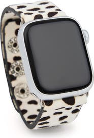 SAACHI Spotted Genuine Calf Hair Apple Watch® Watchband