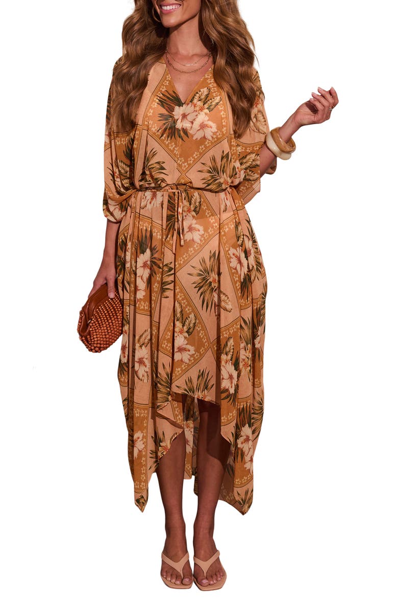 vici maxi dress Beachy Bloom Floral Turn every entrance into golden hour magic with the Sunset Spritz Tiered Fringe Maxi Dress Maxi Dress Vici Babydoll Dress