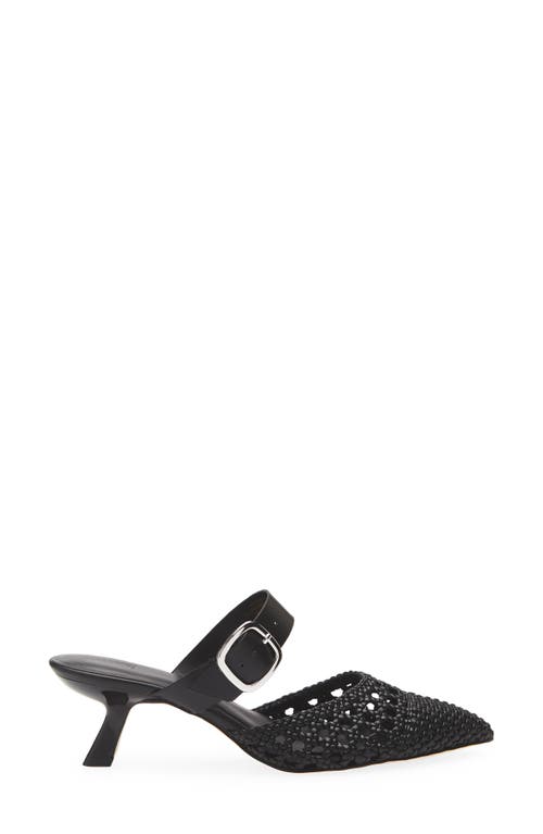 Nordstrom Rack Fawn Woven Mule In Black