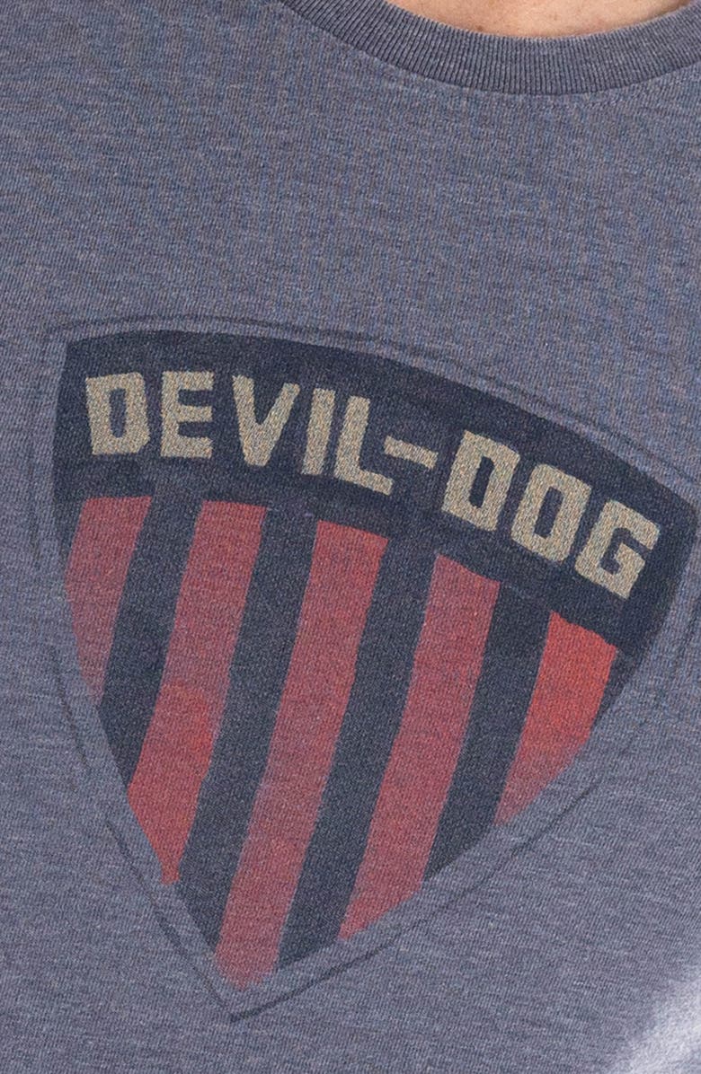 Devil-Dog Dungarees Shield Graphic T-Shirt, Alternate, color, 