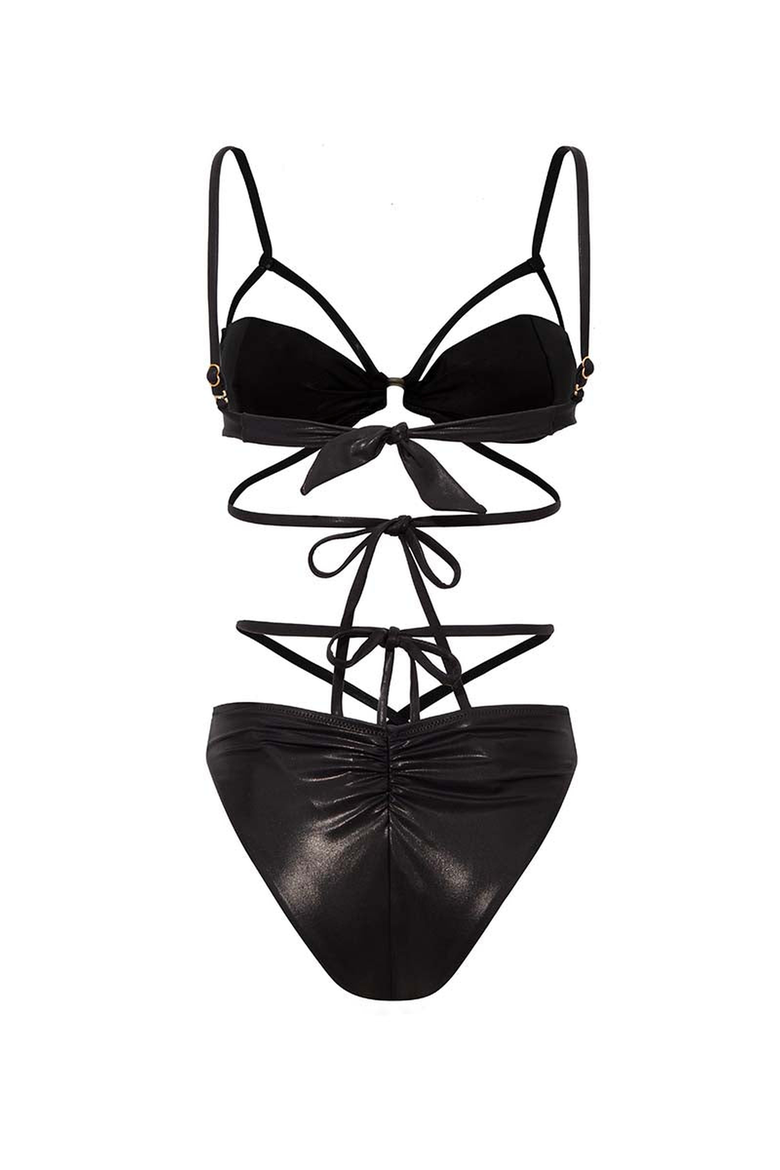 Night Bikini, Alternate, color, Black