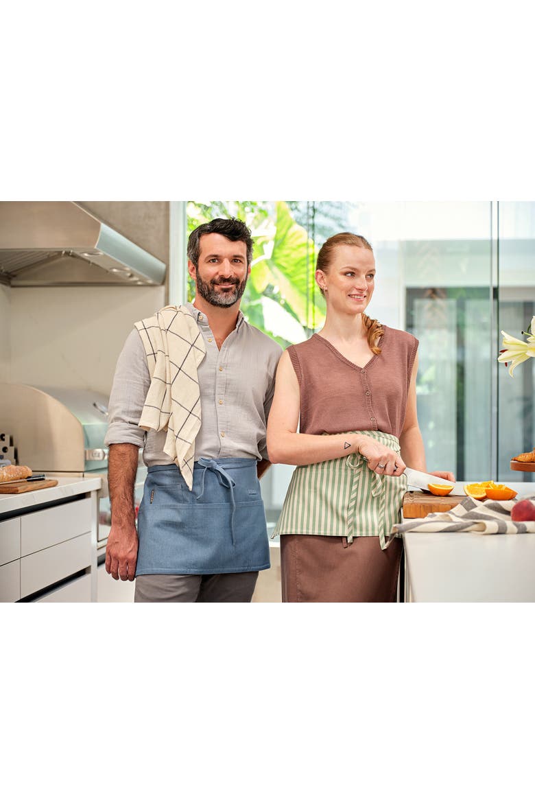 Waist Apron, Alternate, color, Heavy Twill Blue