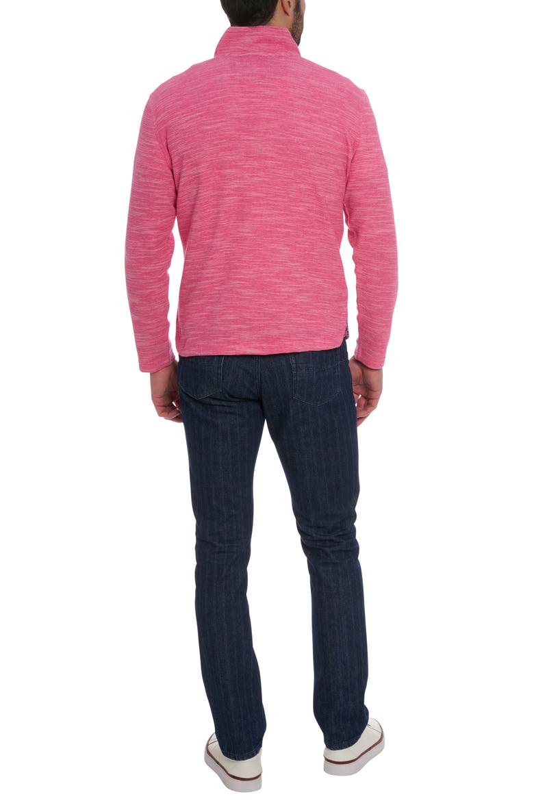 Ledson Space Dye Quarter Zip Top, Alternate, color, MAGENTA