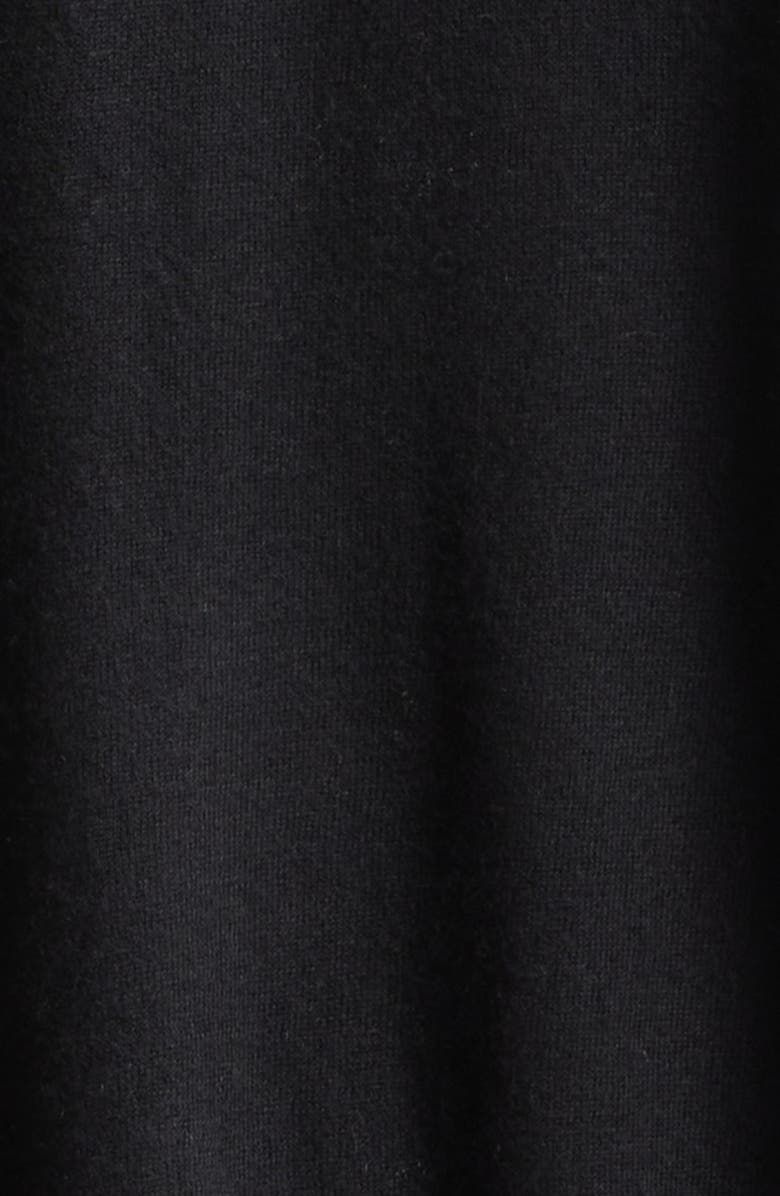 FRENCKENBERGER Cashmere Bomber Cardigan, Alternate, color, Black