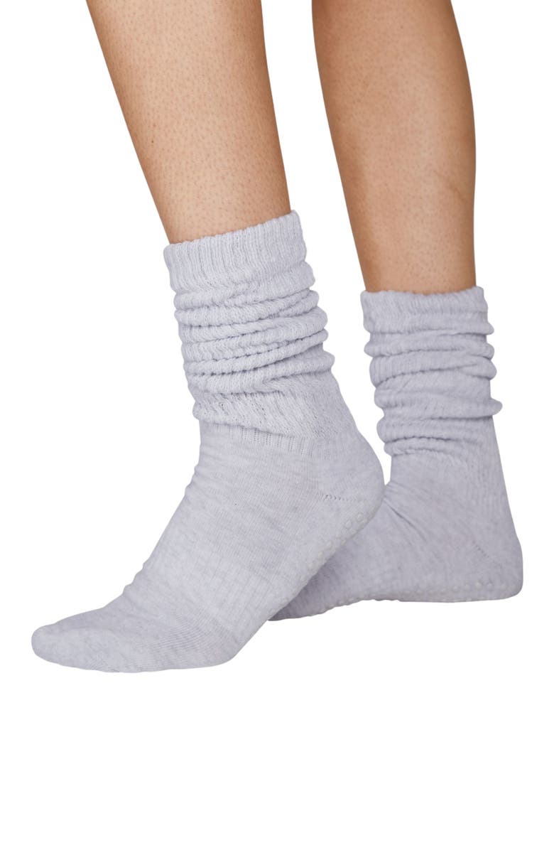 Souls. Slouchy Grip Socks, Main, color, Grey