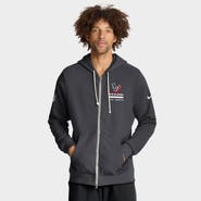 Nike Men's Nike Anthracite Houston Texans Sideline Standard Issue Utility Player Dri-FIT Full-Zip Hoodie