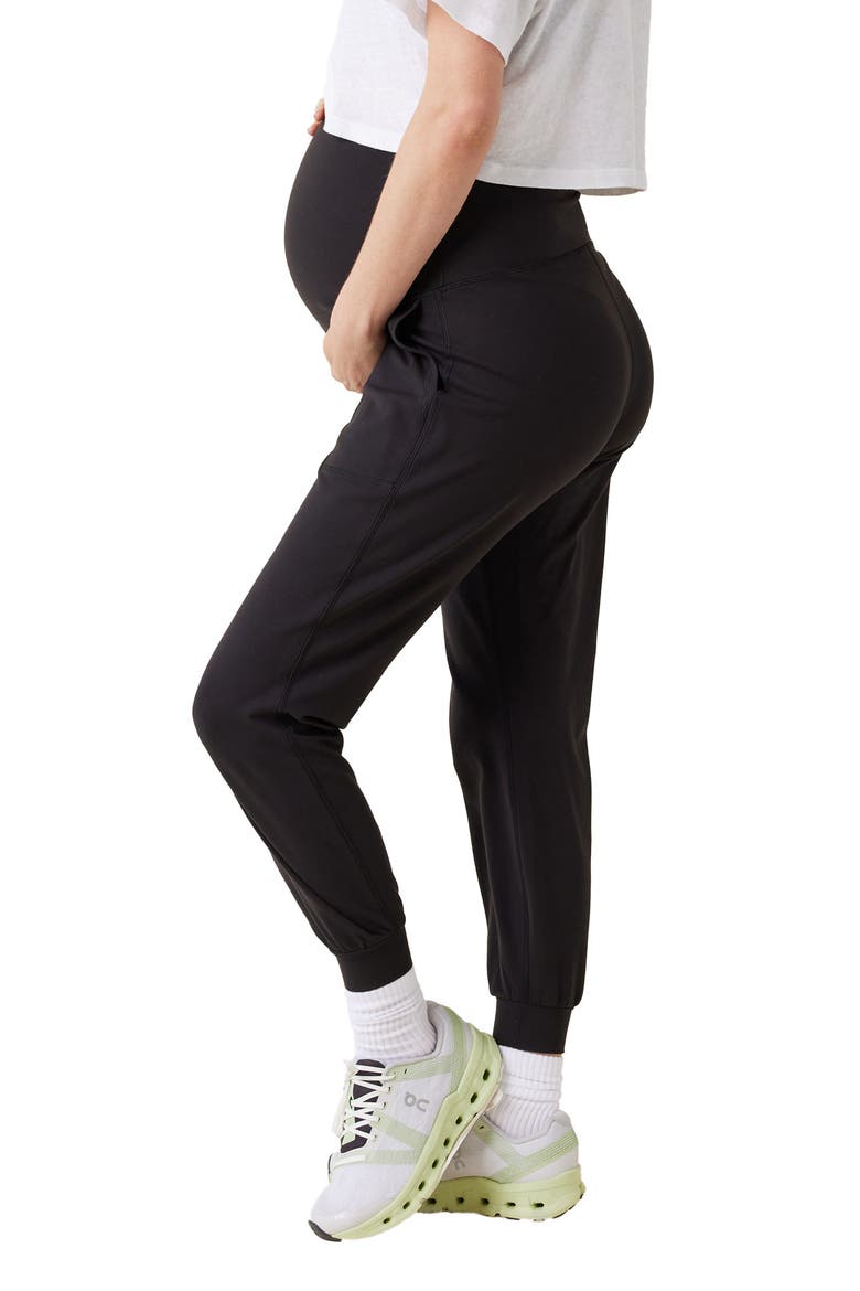 The Ultimate Maternity Joggers, Alternate, color, BLACK