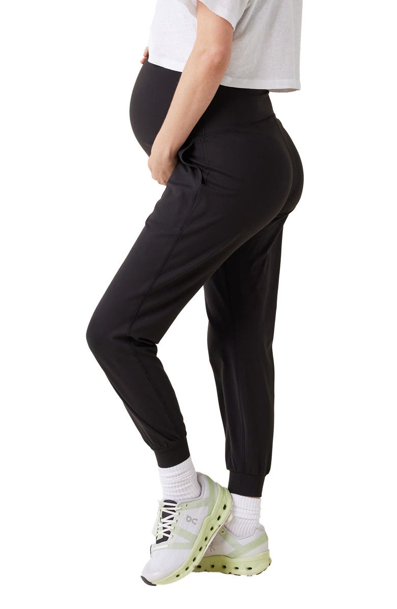 Ingrid & Isabel<sup>®</sup> The Ultimate Maternity Joggers, Alternate, color, Black