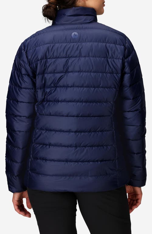 Marmot Highlander Quilted 700 Fill Power Down Puffer Jacket In Blue