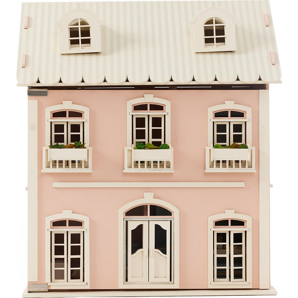 Little Forest Animals House of Nice French Riviera Dollhouse in 3 × Led /With Doll Family  product