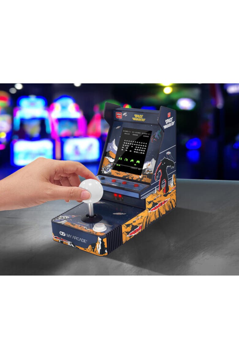 Myarcade Dgunl7007 Space Invaders Joystick Player, Alternate, color, Multicolor