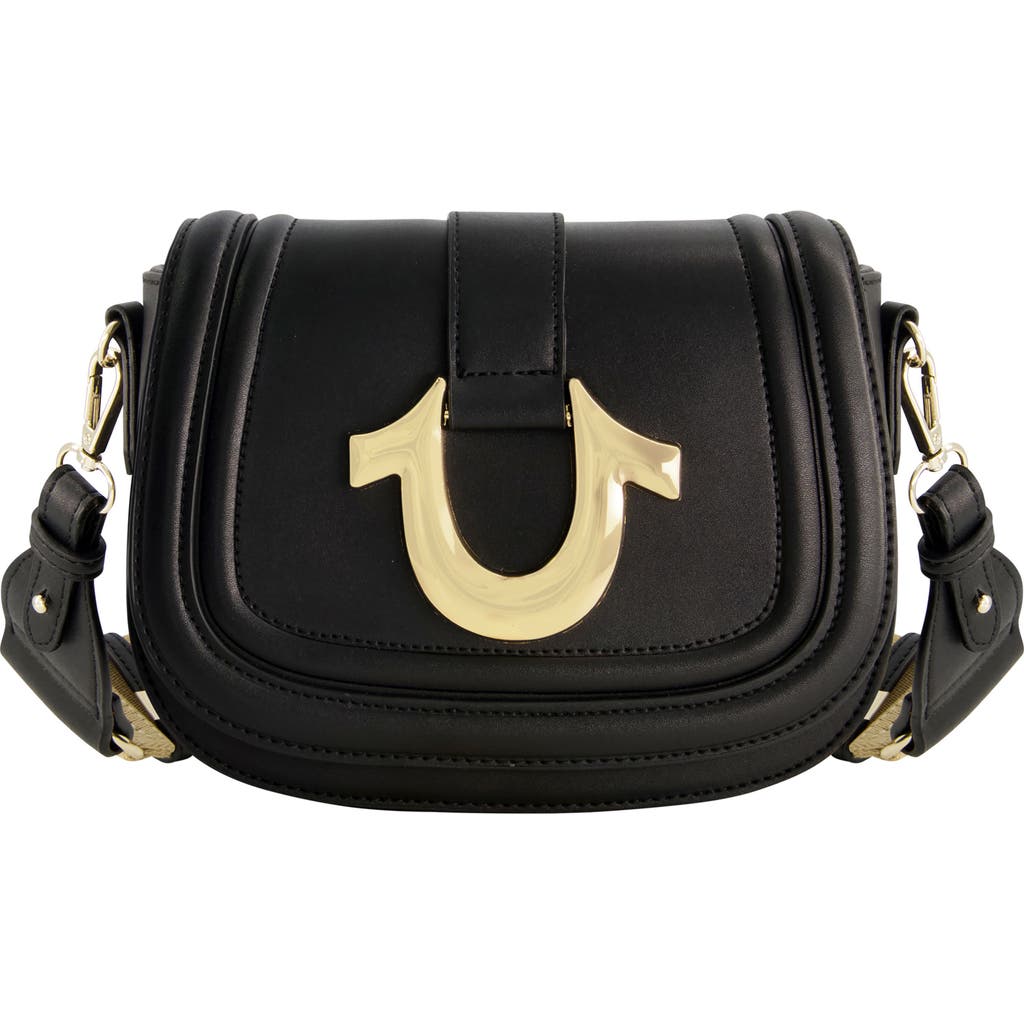 True Religion Horseshoe Saddle Bag In Black