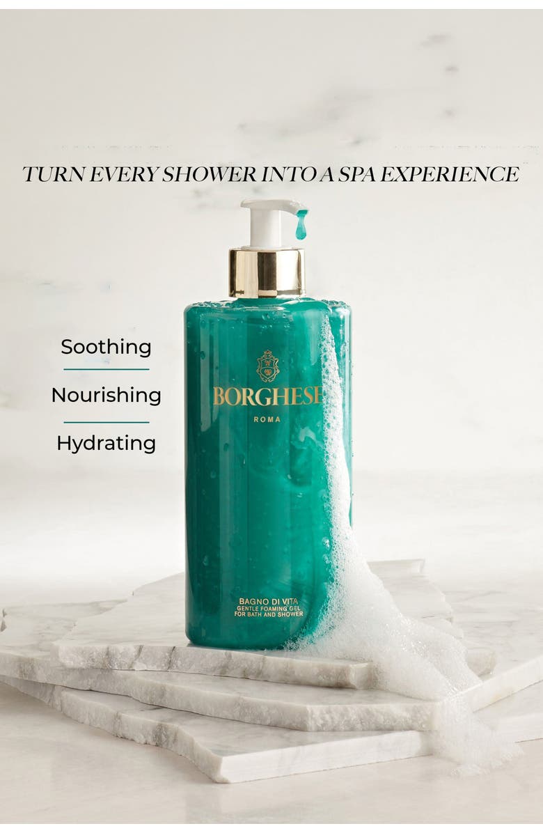 Borghese Bagno di Vita Gentle Foaming Gel for Bath and Shower, Alternate, color, NO COLOR