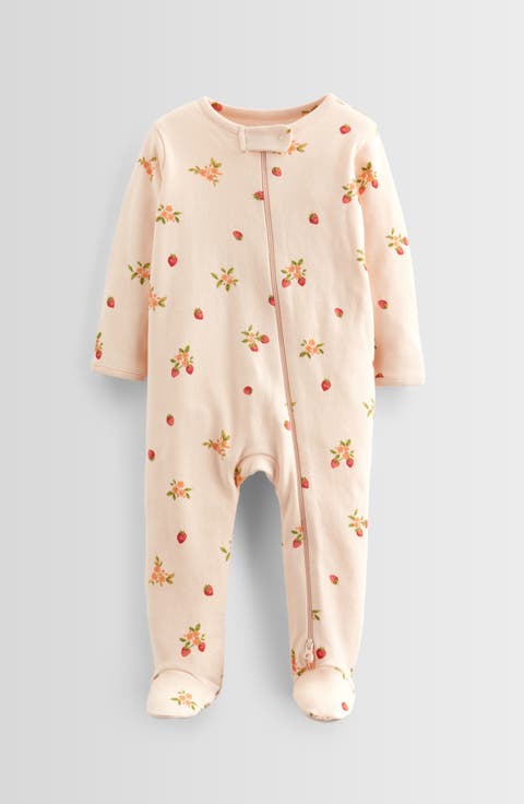 Mon Tresor Butterfly Bliss Footie & Bonnet - Pearl Blue