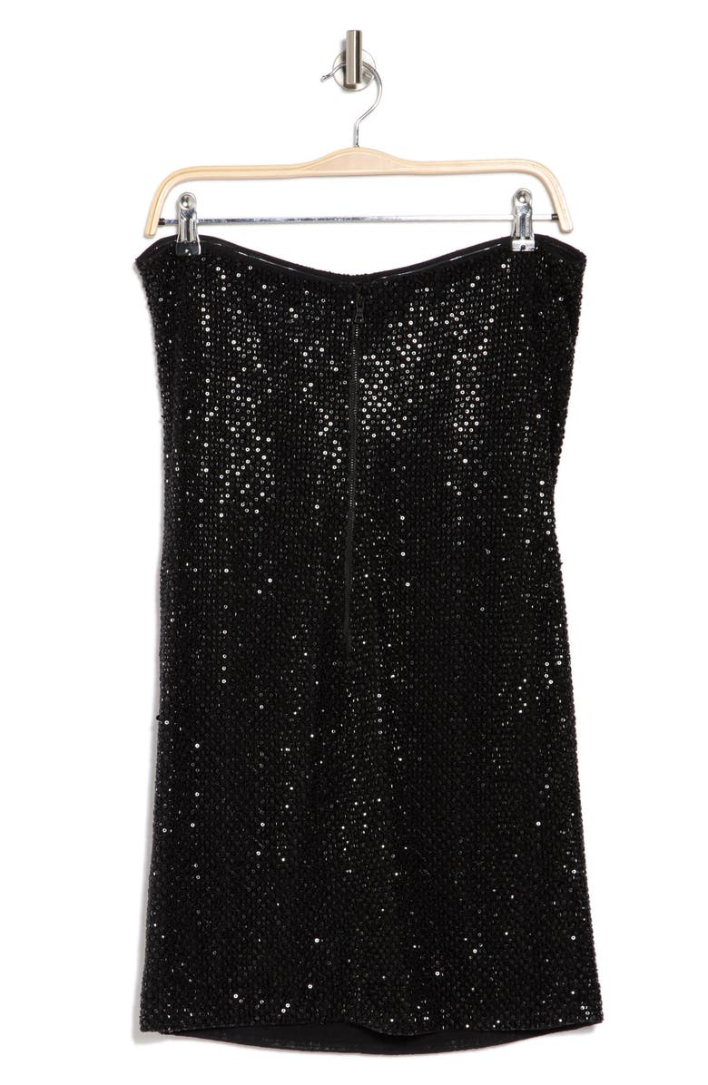 Leia Strapless Sequin Minidress