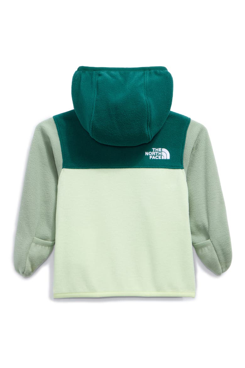Glacier Fleece Zip Hoodie, Alternate, color, PACIFIC TEAL/ CALCIFIED LIME