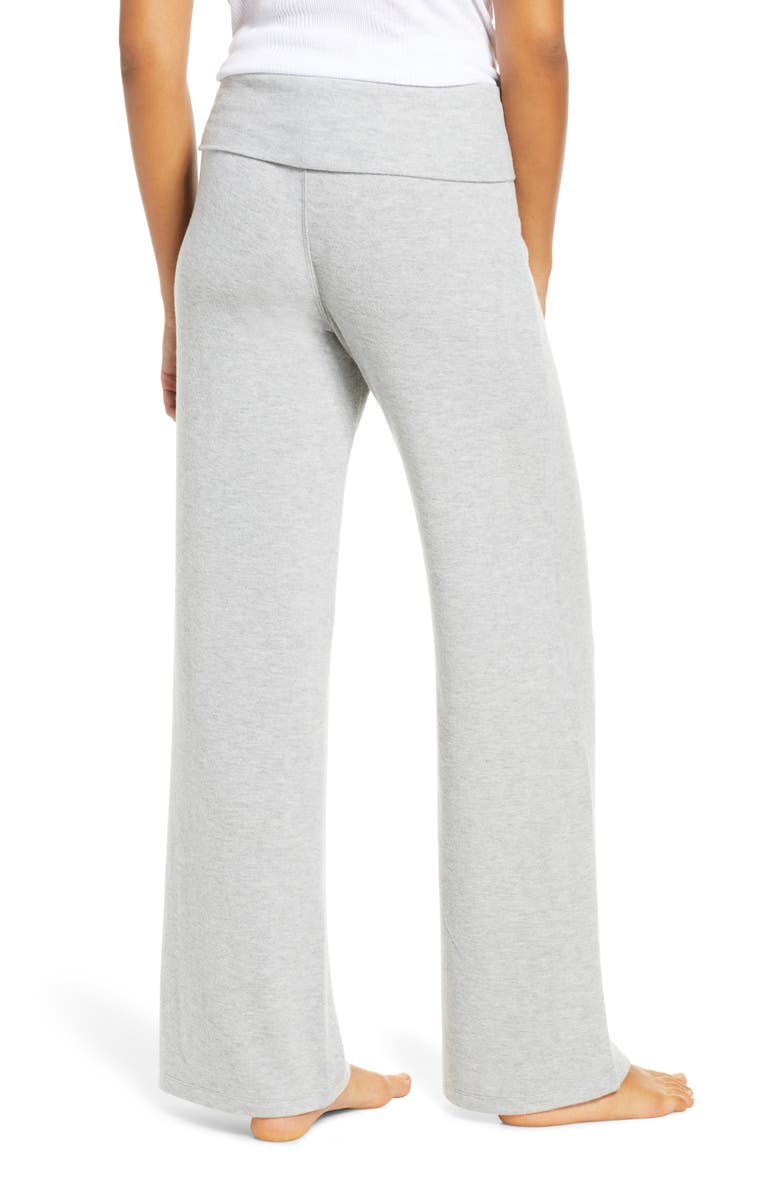 Socialite Foldover Wide Leg Lounge Pants, Alternate, color, 
