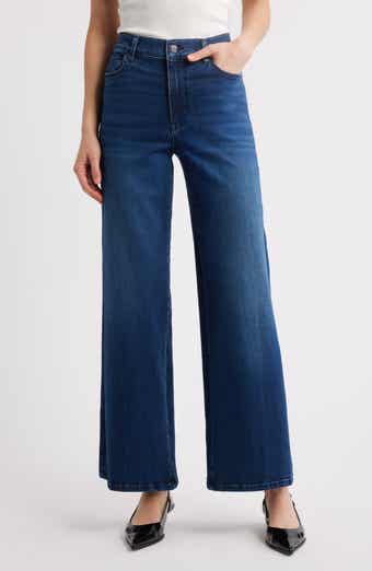 FRAME Le Slim Palazzo High Waist Wide Leg Jeans