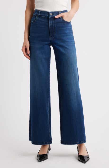 FRAME Le Slim Palazzo High Waist Wide Leg Jeans