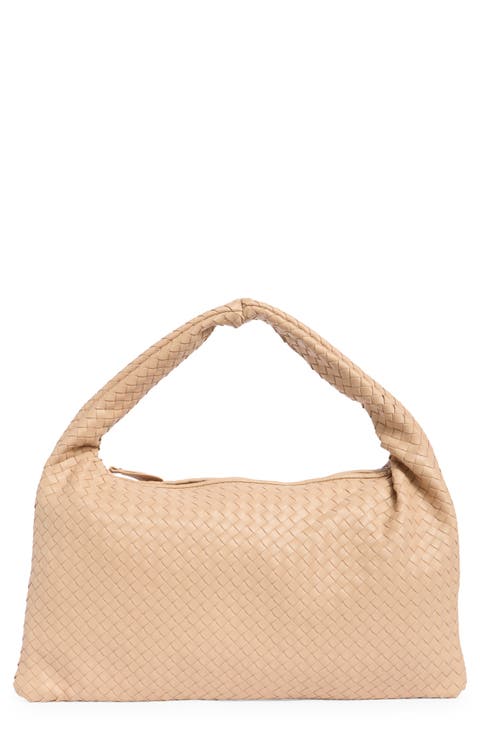 Woven Hobo Shoulder Bag