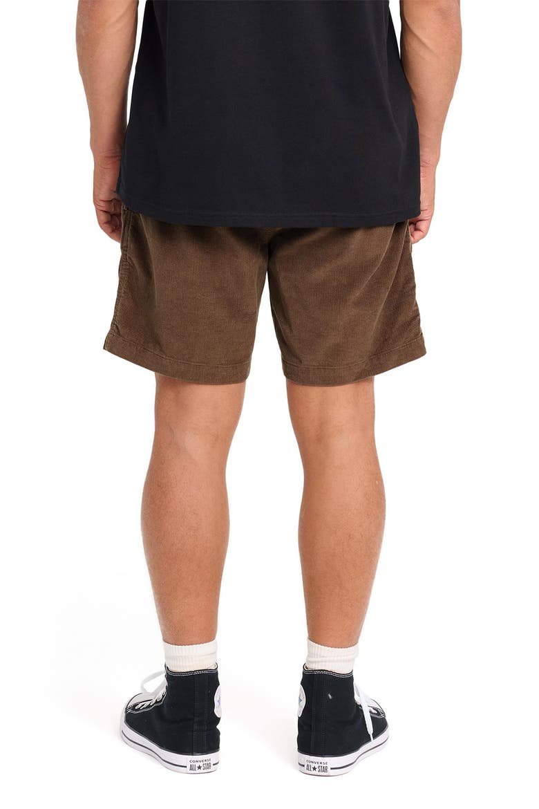 Larry Layback Cotton Corduroy Shorts, Alternate, color, CARAFE