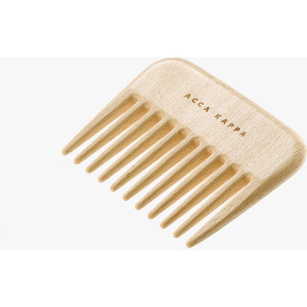 Acca Kappa Afro Styler Beechwood Comb In Brown